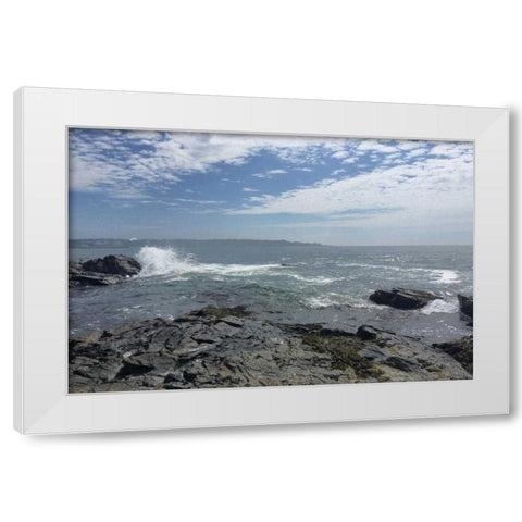 Morning Tide 5 White Modern Wood Framed Art Print by Prime, Marcus