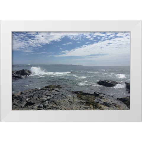 Morning Tide 5 White Modern Wood Framed Art Print by Prime, Marcus