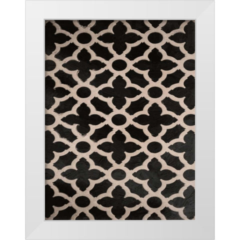 Diversive Darkness White Modern Wood Framed Art Print by Prime, Marcus