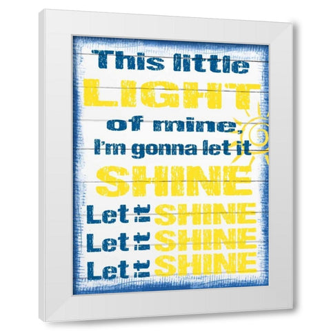Light Of Mine White Modern Wood Framed Art Print by Prime, Marcus