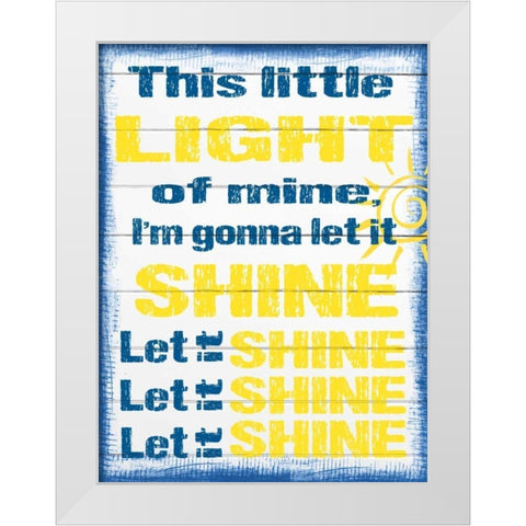 Light Of Mine White Modern Wood Framed Art Print by Prime, Marcus