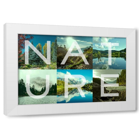 Nature Patch White Modern Wood Framed Art Print by Prime, Marcus