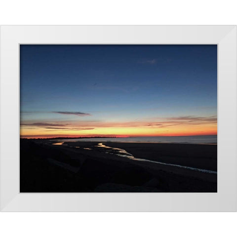 Majestic Sunset 1 White Modern Wood Framed Art Print by Prime, Marcus