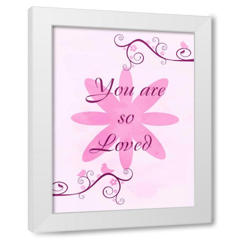 Loved Ones White Modern Wood Framed Art Print by Prime, Marcus