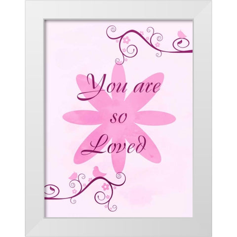 Loved Ones White Modern Wood Framed Art Print by Prime, Marcus