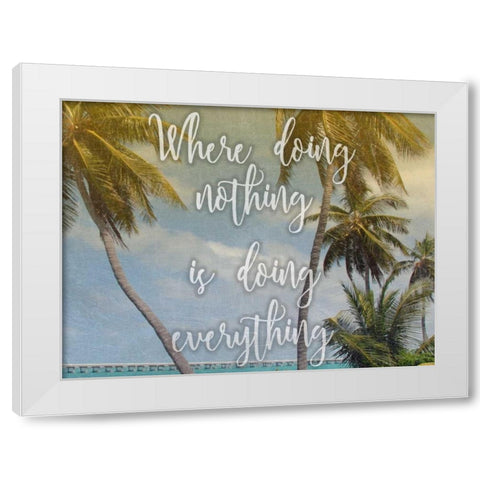 Sunny Nothings White Modern Wood Framed Art Print by Prime, Marcus