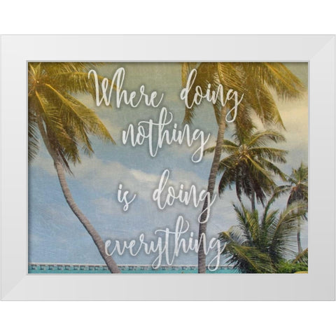 Sunny Nothings White Modern Wood Framed Art Print by Prime, Marcus