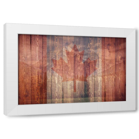 Majestic Canada White Modern Wood Framed Art Print by Prime, Marcus
