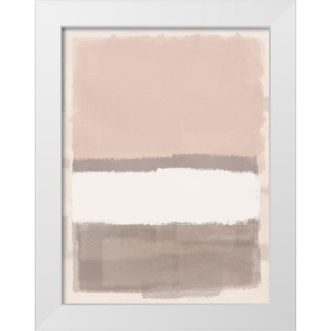 Clean Streaks 1 White Modern Wood Framed Art Print by Prime, Marcus