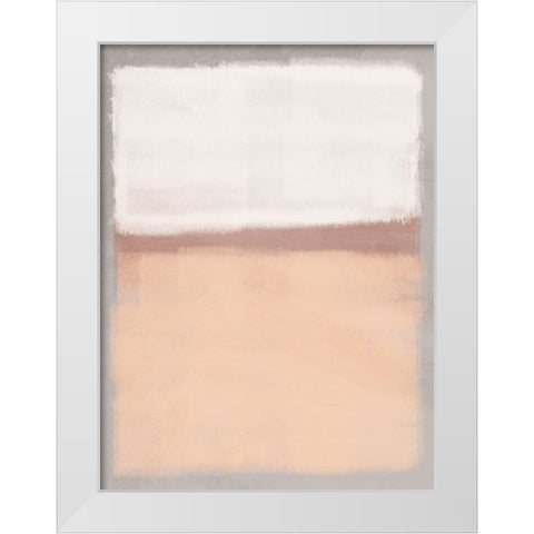 Clean Streaks 3 White Modern Wood Framed Art Print by Prime, Marcus