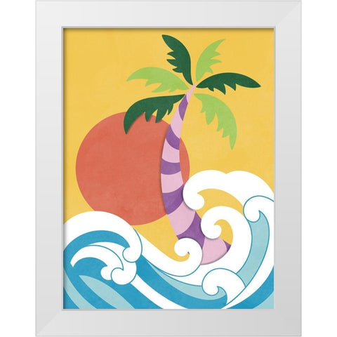 Magical Views White Modern Wood Framed Art Print by Prime, Marcus