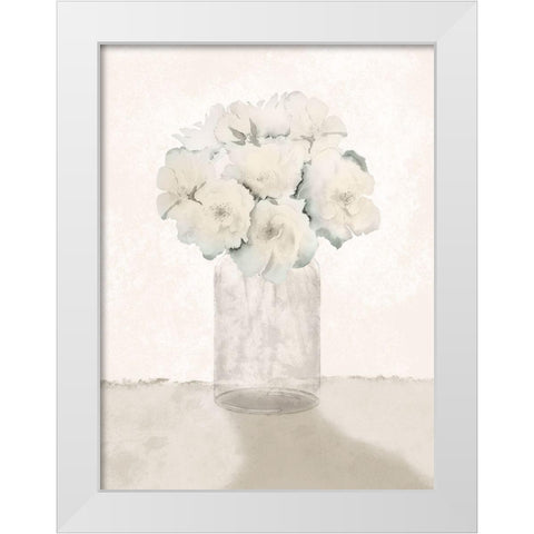 Welcoming Bouquet White Modern Wood Framed Art Print by Prime, Marcus