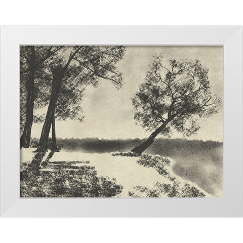 Sketched Views White Modern Wood Framed Art Print by Prime, Marcus