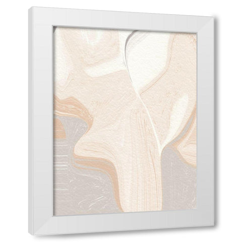 Stone Meditation White Modern Wood Framed Art Print by Prime, Marcus