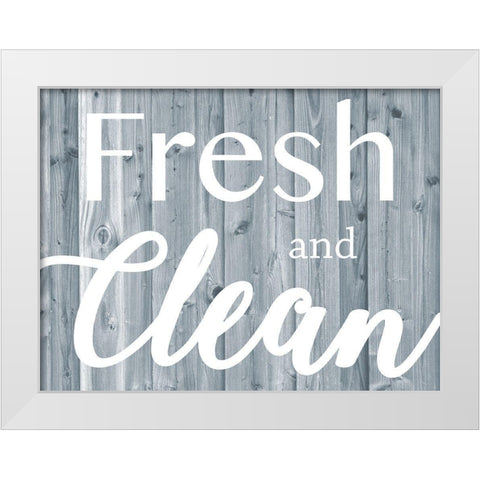 Fresh And Clean White Modern Wood Framed Art Print by Prime, Marcus