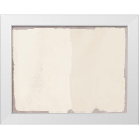 Calm Streaks 1 White Modern Wood Framed Art Print by Prime, Marcus