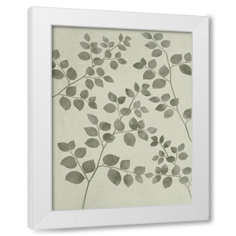 Botanical Pattern White Modern Wood Framed Art Print by Prime, Marcus