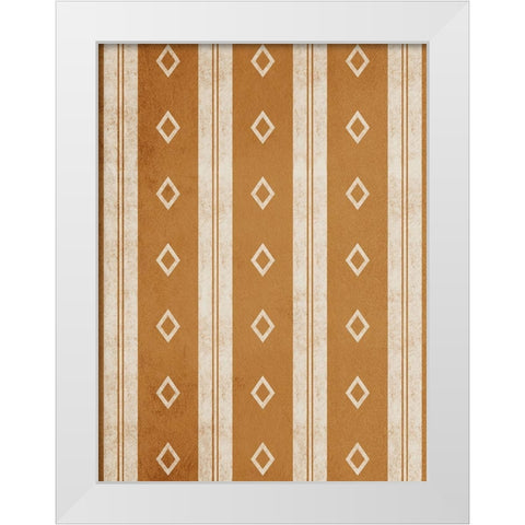 Native Patterns White Modern Wood Framed Art Print by Prime, Marcus