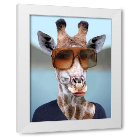 Tall Beauty White Modern Wood Framed Art Print by Prime, Marcus