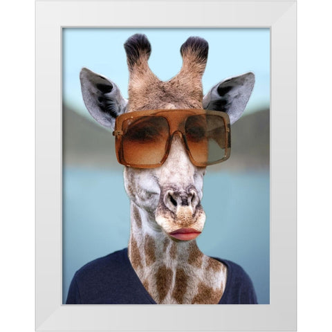 Tall Beauty White Modern Wood Framed Art Print by Prime, Marcus