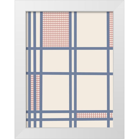 Cali Living White Modern Wood Framed Art Print by Prime, Marcus
