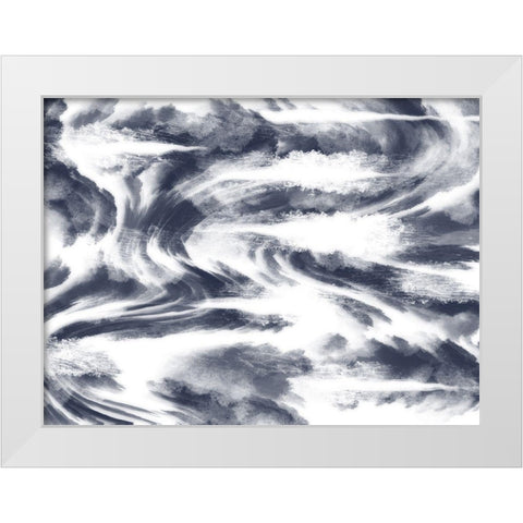 Tie Dye Greatness White Modern Wood Framed Art Print by Prime, Marcus