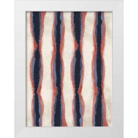 Portal Fractures White Modern Wood Framed Art Print by Prime, Marcus