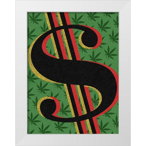 Financial Future White Modern Wood Framed Art Print by Prime, Marcus