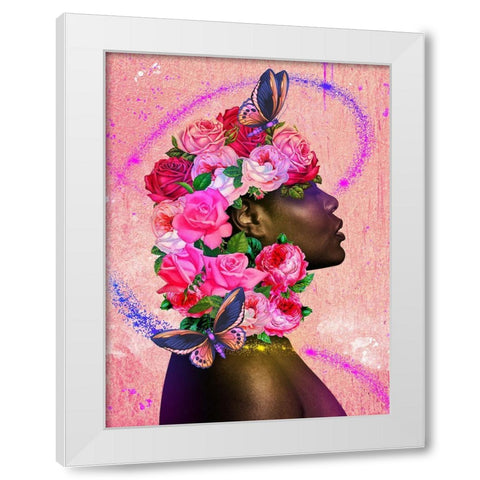 One With Nature White Modern Wood Framed Art Print by Prime, Marcus