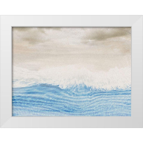 Oceans Inner Breath White Modern Wood Framed Art Print by Prime, Marcus