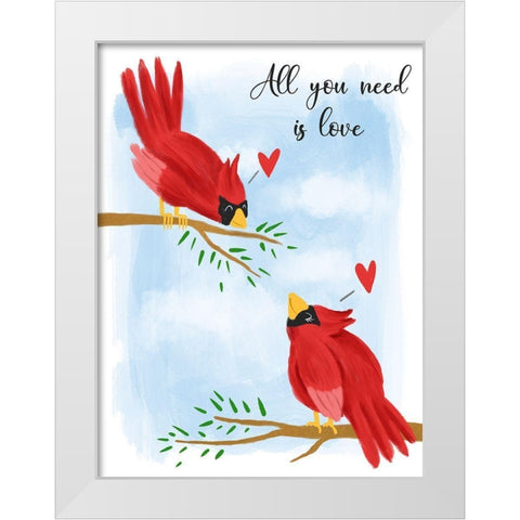 All You Need White Modern Wood Framed Art Print by Prime, Marcus
