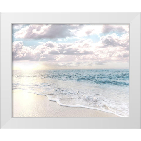 Morning Calmness White Modern Wood Framed Art Print by Prime, Marcus