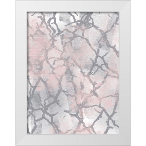 Shattered Visions White Modern Wood Framed Art Print by Prime, Marcus
