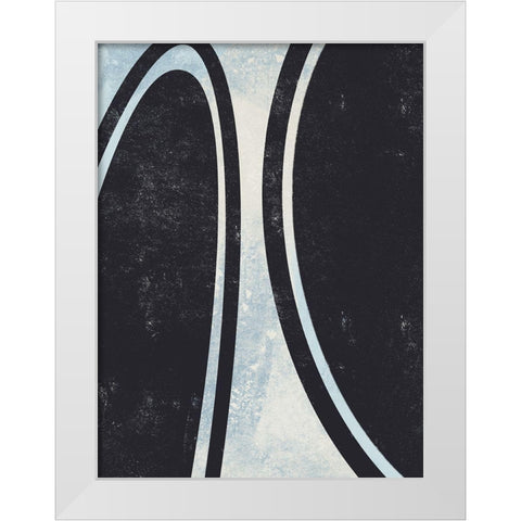 Warped Existence White Modern Wood Framed Art Print by Prime, Marcus