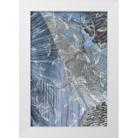 Butterfly Habitat White Modern Wood Framed Art Print by Prime, Marcus