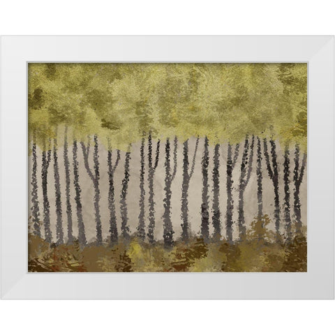 Golden Forest 1 White Modern Wood Framed Art Print by Prime, Marcus