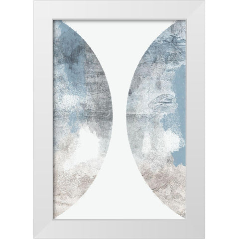 Dance And Sunset White Modern Wood Framed Art Print by Prime, Marcus