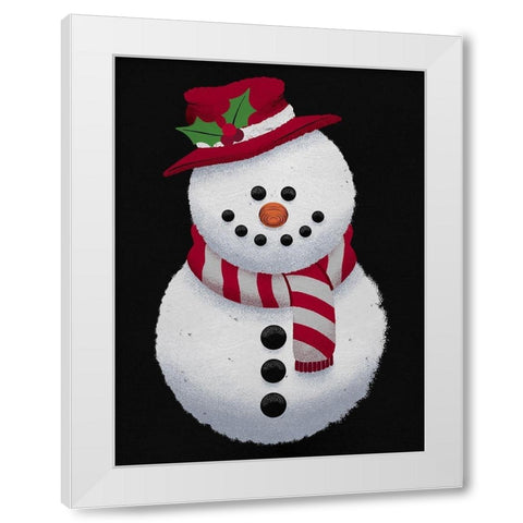 Winter Friend White Modern Wood Framed Art Print by Prime, Marcus