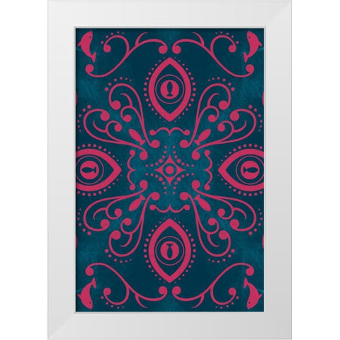 Coastal Pattern 2 White Modern Wood Framed Art Print by Prime, Marcus
