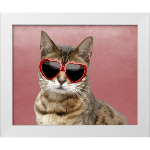 Fabulous Stella White Modern Wood Framed Art Print by Prime, Marcus