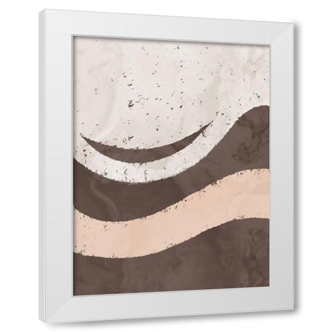 Flowing Winds White Modern Wood Framed Art Print by Prime, Marcus