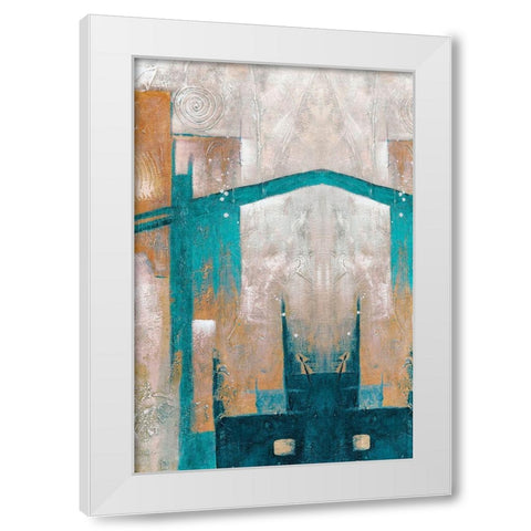 City Views White Modern Wood Framed Art Print by Prime, Marcus