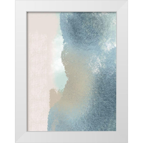 Superimposed Purity White Modern Wood Framed Art Print by Prime, Marcus