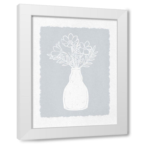 Welcoming Pretty Bouquet 2 White Modern Wood Framed Art Print by Prime, Marcus