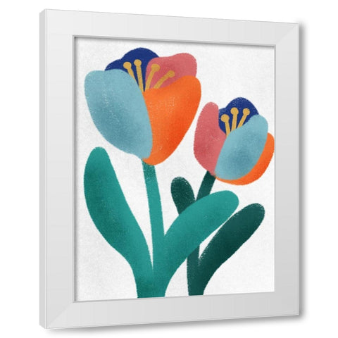 Spring Loaded 1 White Modern Wood Framed Art Print by Prime, Marcus