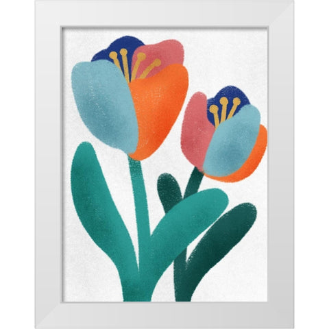 Spring Loaded 1 White Modern Wood Framed Art Print by Prime, Marcus