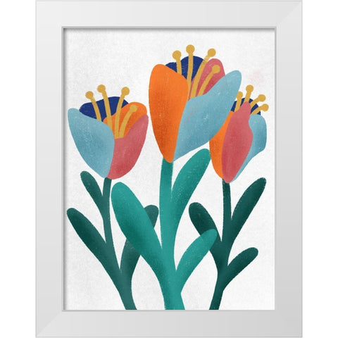 Spring Loaded 2 White Modern Wood Framed Art Print by Prime, Marcus