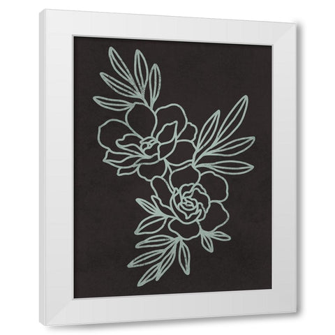 Floral Engagements 1 White Modern Wood Framed Art Print by Prime, Marcus