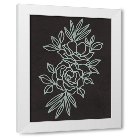 Floral Engagements 2 White Modern Wood Framed Art Print by Prime, Marcus