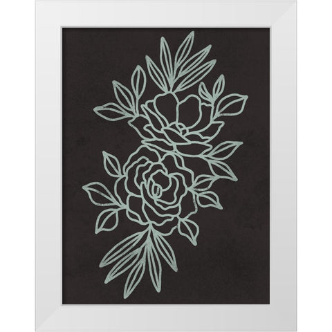 Floral Engagements 2 White Modern Wood Framed Art Print by Prime, Marcus